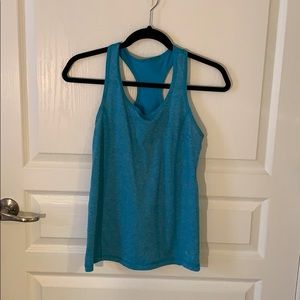 Teal workout tank